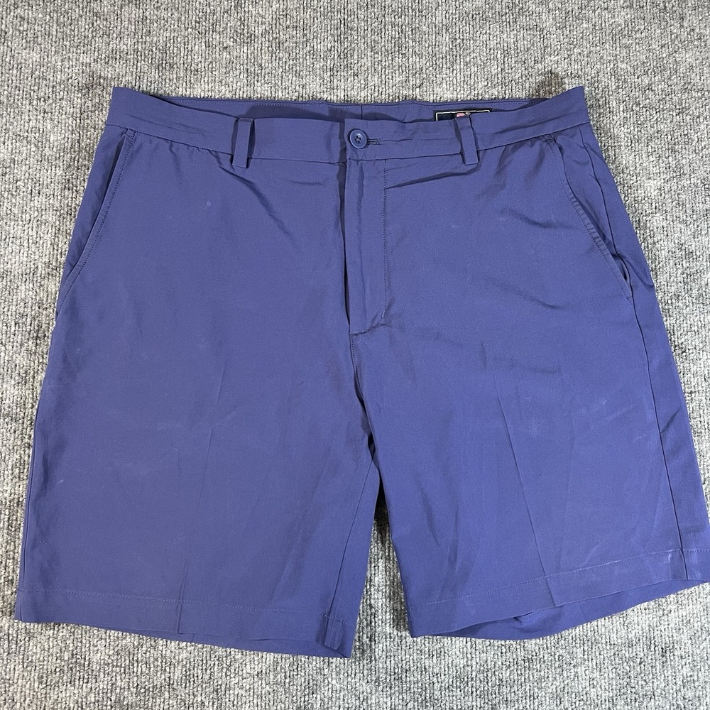 Vineyard Vines Breaker Performance Navy Blue Shorts 36โ Mens Golf READ